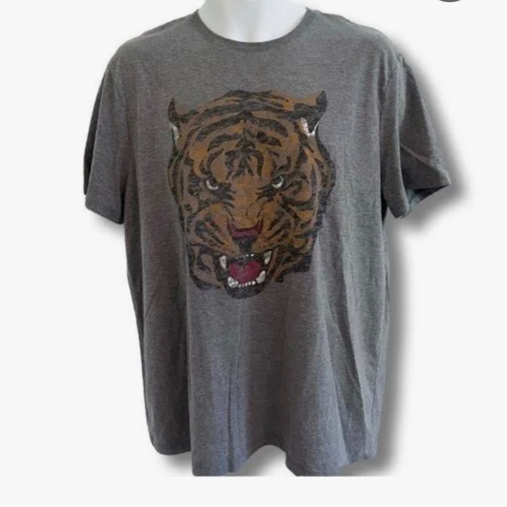 Cute comfy oversized grey tiger T shirt 🐅